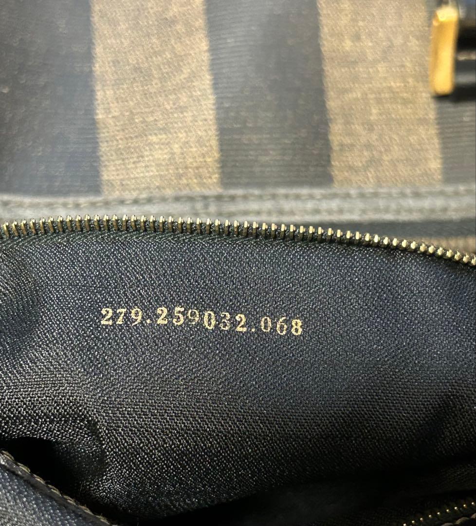 FENDI フェンディ ペカン柄 ミニ ボストンバッグ ハンドバッグ 鍵付