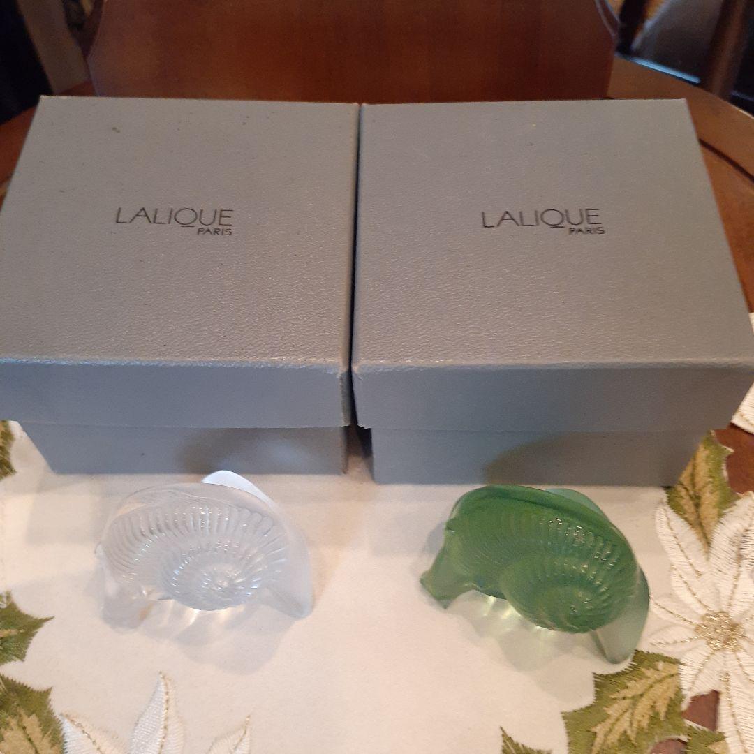 LALIQU、カタツムリの置物、新品未使用品です✨