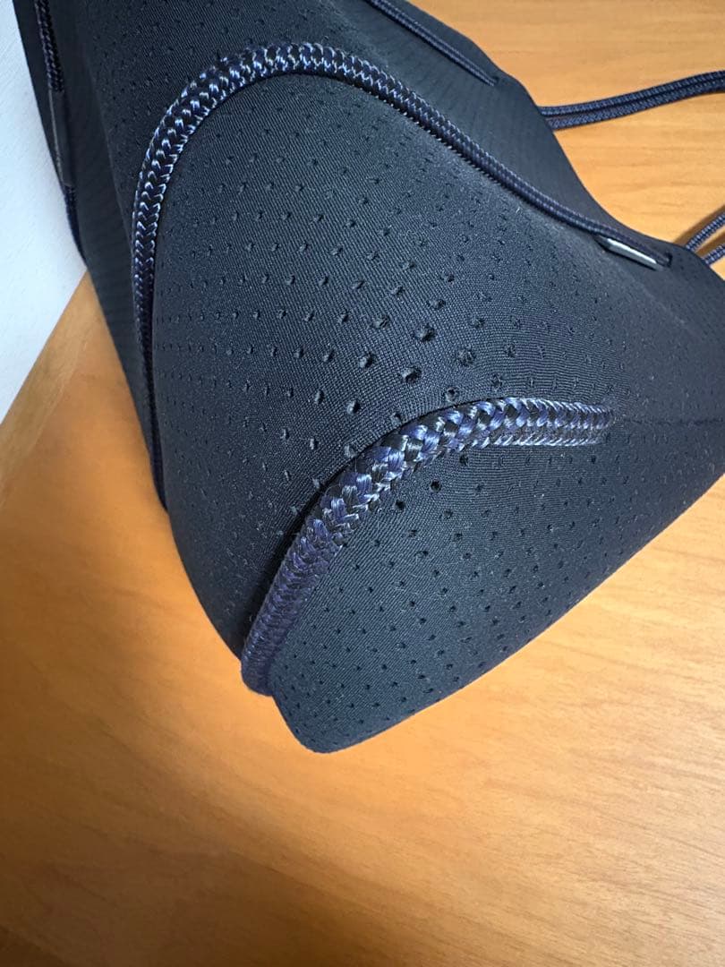 別注STATE OF ESCAPE ロンハーマン　トートバッグ大型　黒×ネイビー