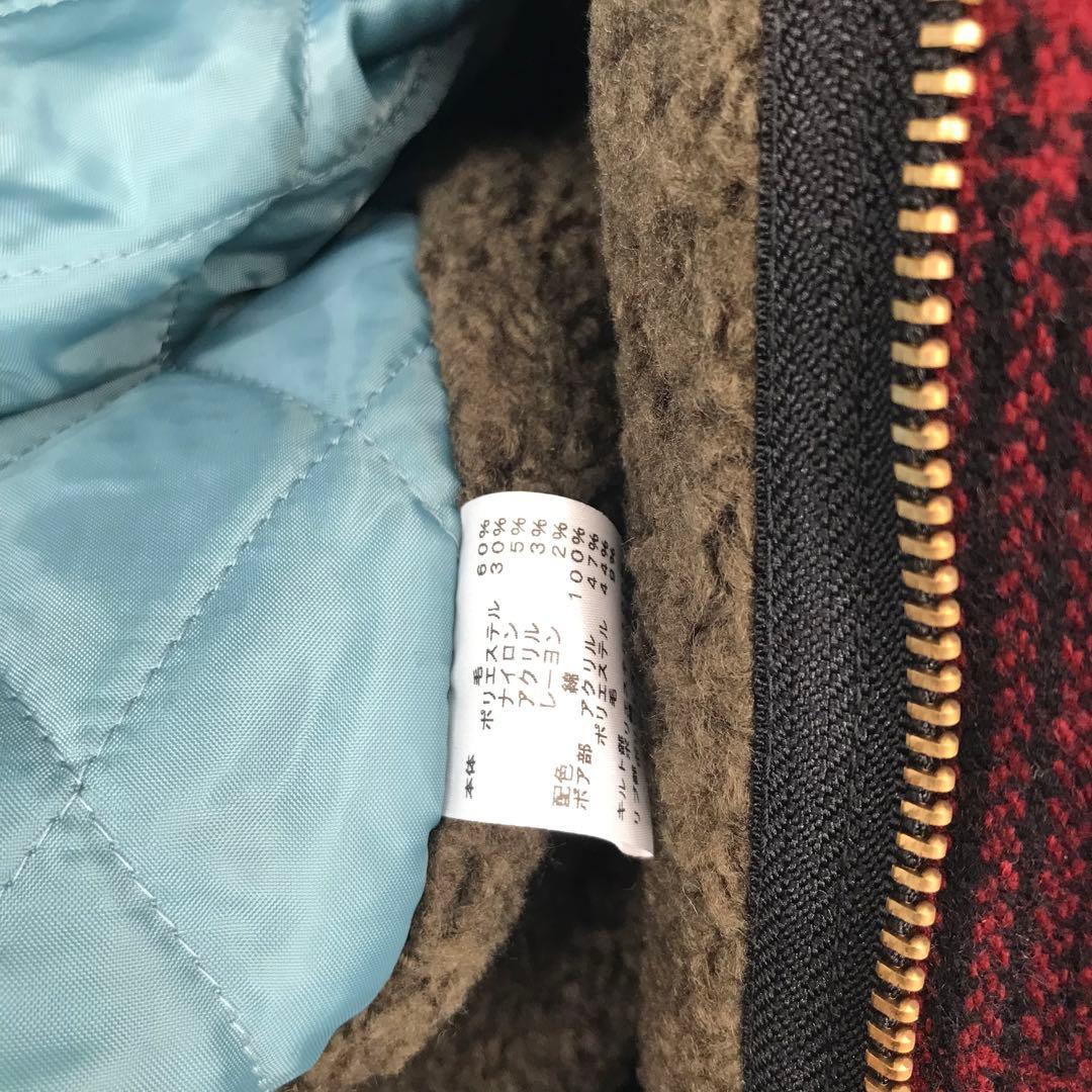 【未使用】アットダーティー　ブルゾン　L　オンブレチェック