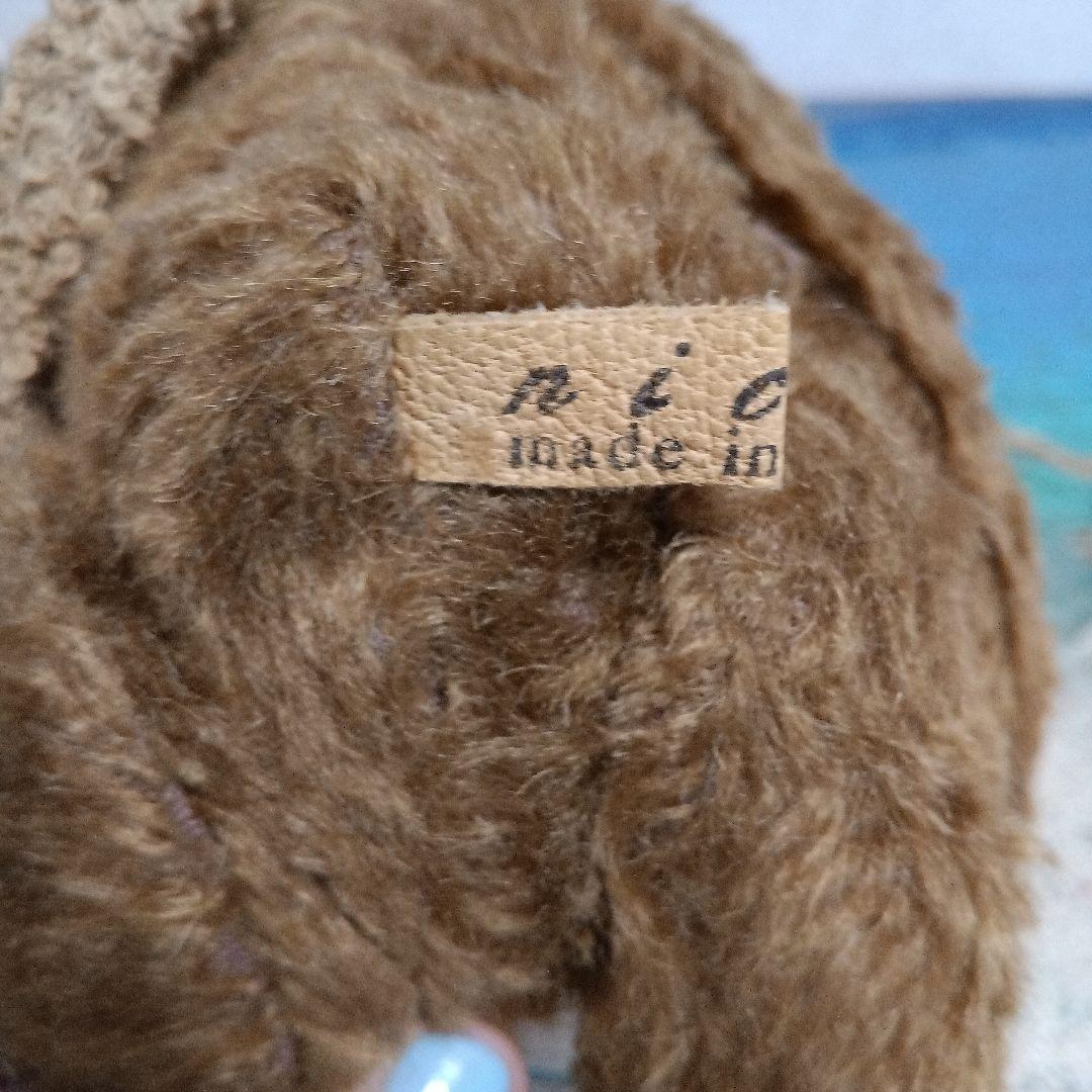 アーティストベア 金井二ー奈　nico⑤　テディベア 作家