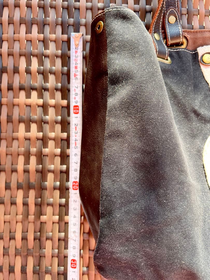 美品⭐︎競走馬使用済　競馬　ゼッケンバッグ　本革　名馬のヘア付き　社台SS 購入品