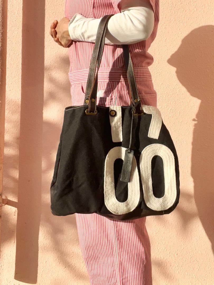 美品⭐︎競走馬使用済　競馬　ゼッケンバッグ　本革　名馬のヘア付き　社台SS 購入品