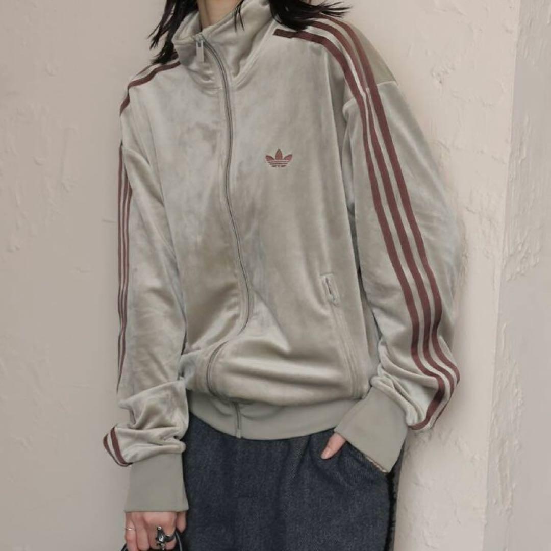 adidas JOURNAL STANDARD ベロア トラックジャケット XS