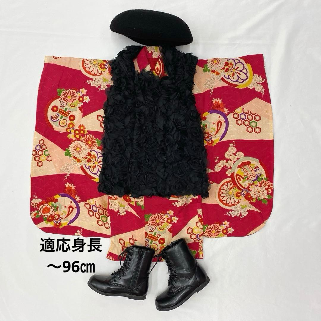 507agu74◎七五三 三歳 女の子 アンティーク着物のみ◎