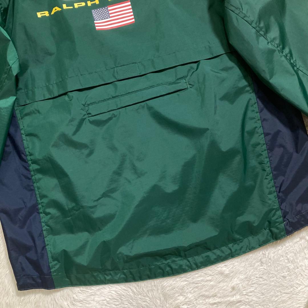 美品 ポロスポーツ ラルフローレン ウィンドブレーカー POLOロゴ ナイロン