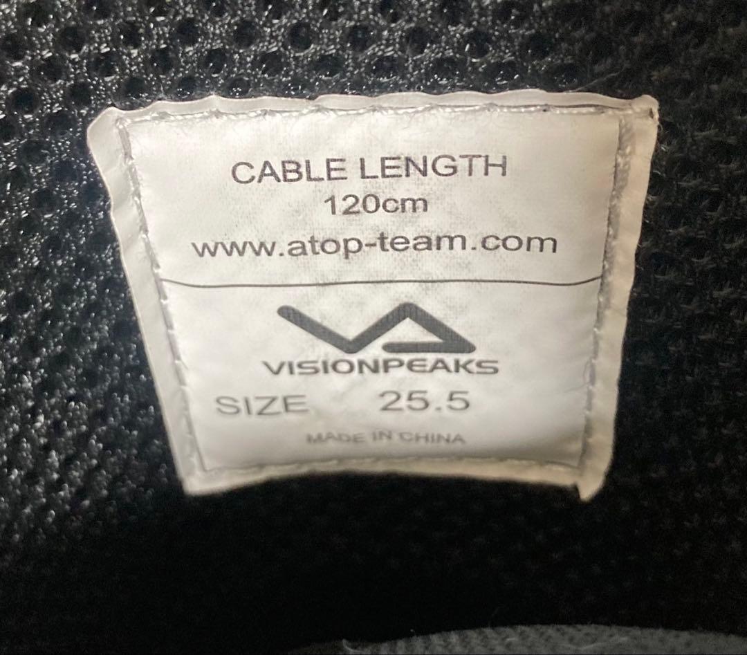 【美品】VISIONPEAKS BOA 25.5cm スノーボードブーツ メンズ