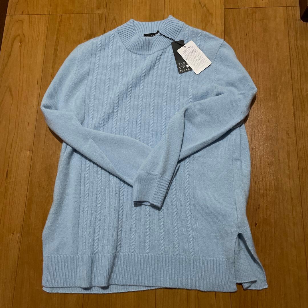 タカシマヤ　高級カシミヤセター(タグ付き)