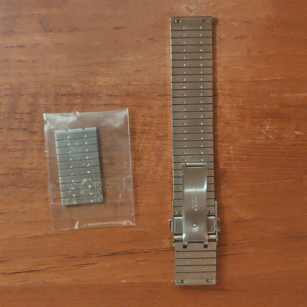 NOMOS ステンレススチール 金属ベルト　幅20ミリ