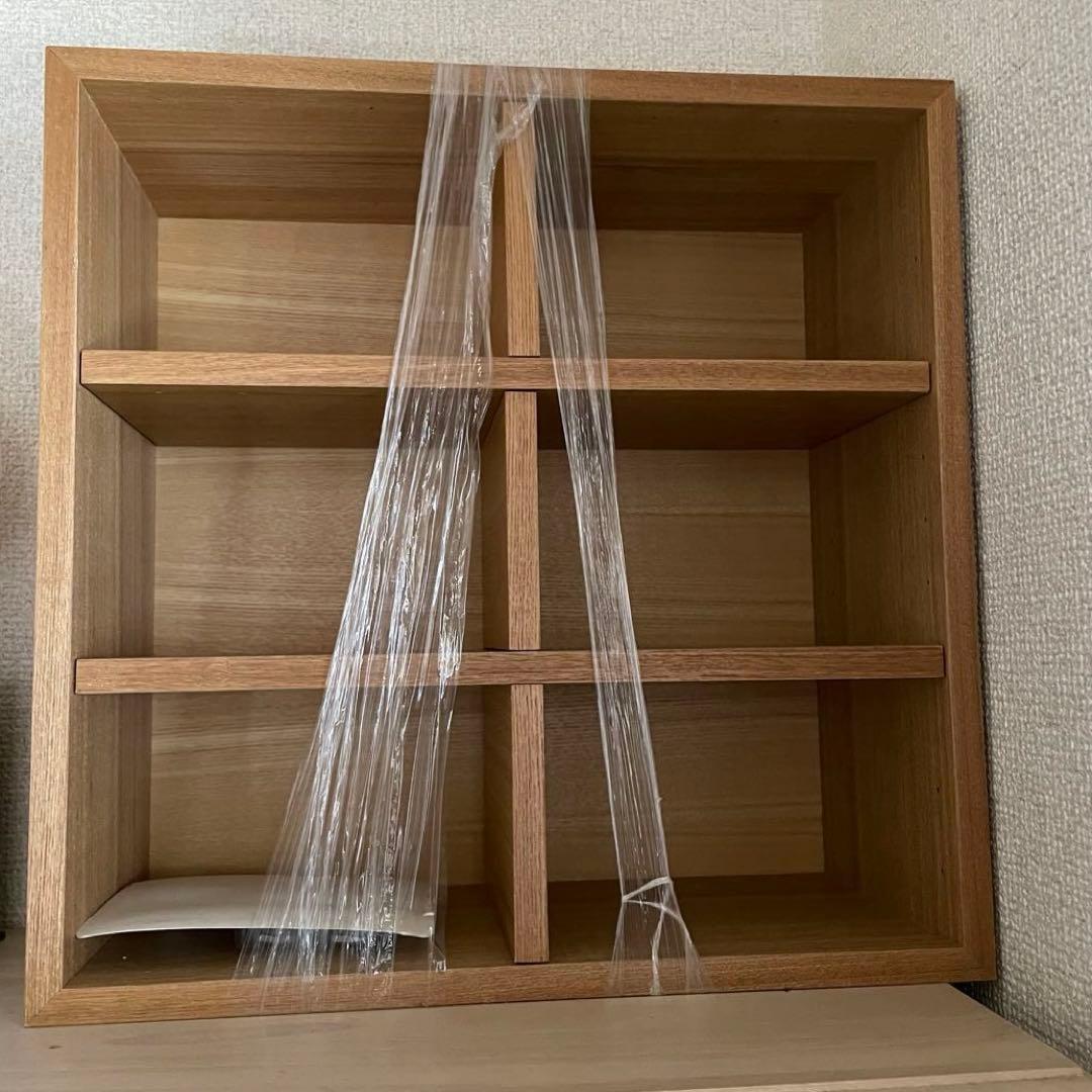 未使用♦︎希少♦︎廃盤♦︎無印良品壁につけられる棚【２個セット】タモ材