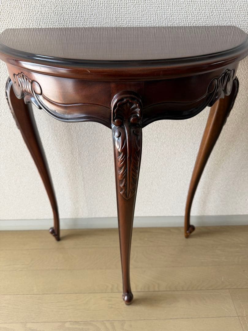 アンティーク調　猫足テーブル