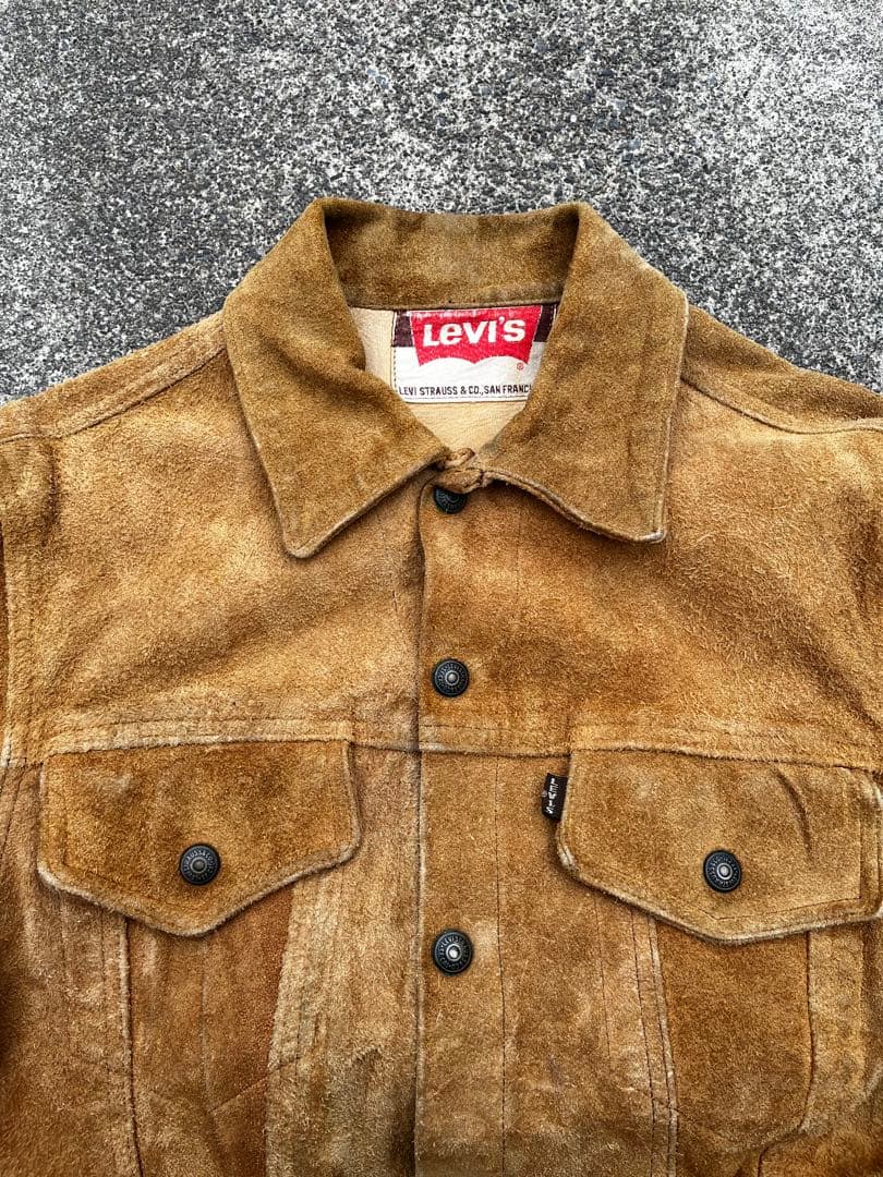 60s 70s リーバイス ビッグE スエードレザージャケット