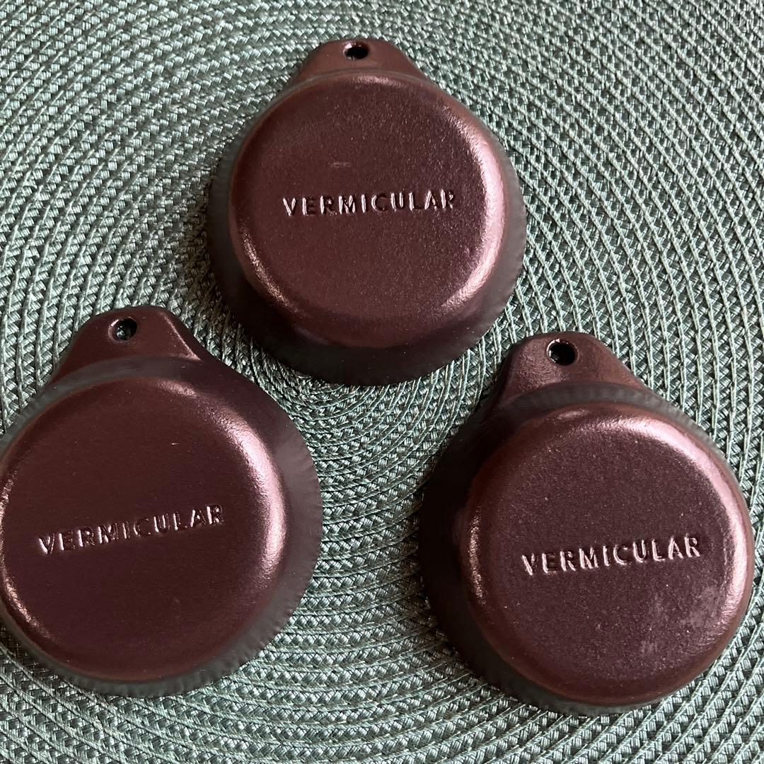 VERMICULAR ミニスキレット浅型3個セット トレイ付き