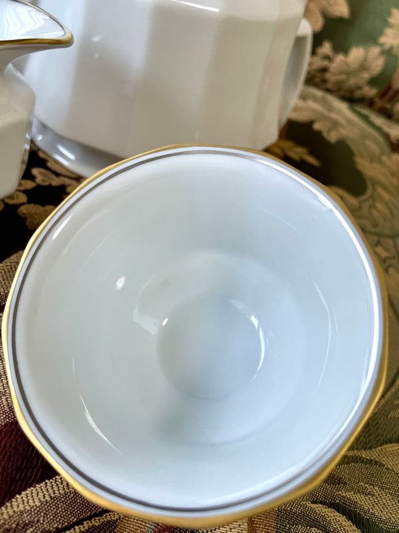 ロイヤルコペンハーゲン ヴィンテージ ホワイトパレス ゴールドポット他3点セット