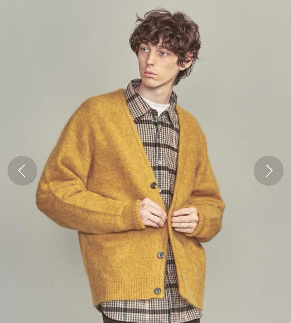 モヘアカーディガン　カードコバーンモチーフ