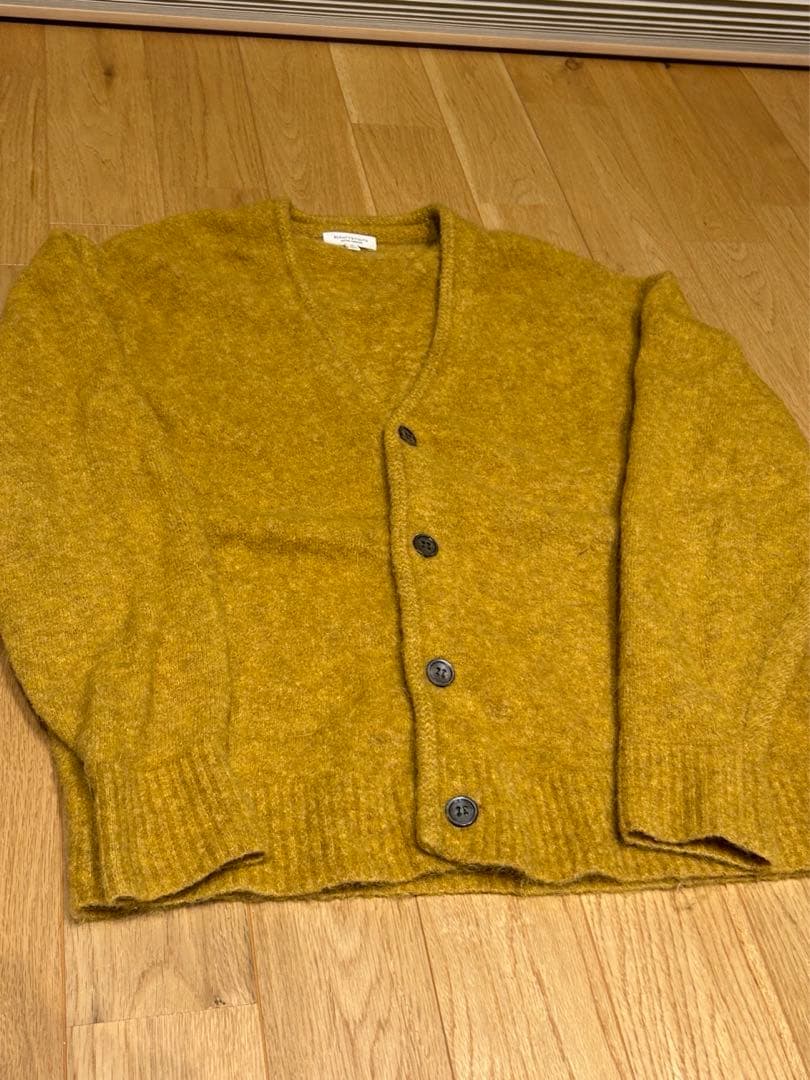 モヘアカーディガン　カードコバーンモチーフ