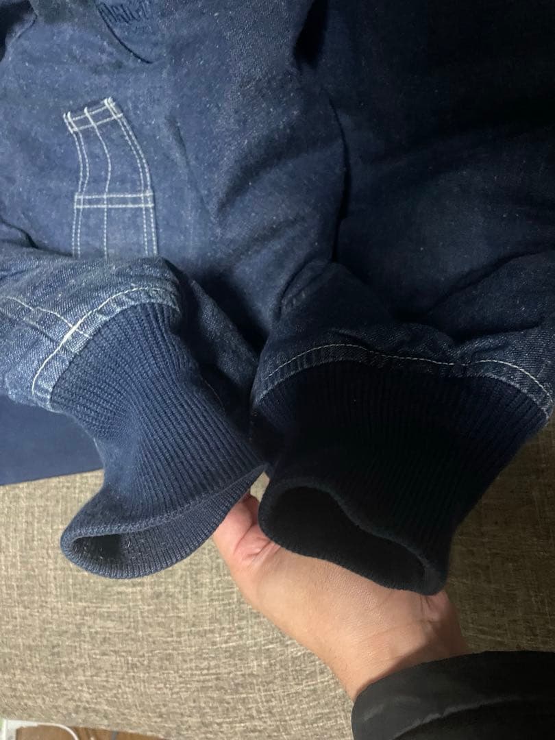 テンダーロイン ma-1 denim ジャケット　インディゴ　16aw ダウン