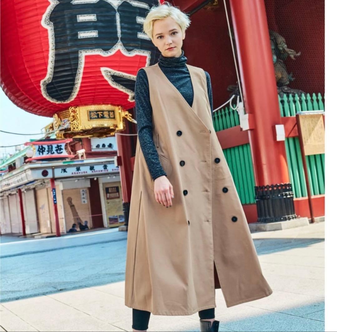 KOHstyle トレンチコート 4way(トレンチ、ジレ、クロップドジャケ)