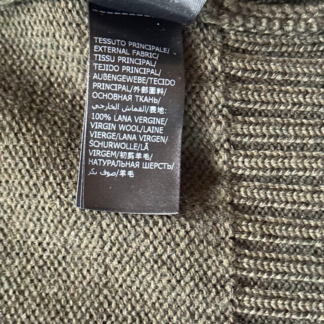 美品 ザノーネ 46 ダークグリーン キョート カーディガン ニット