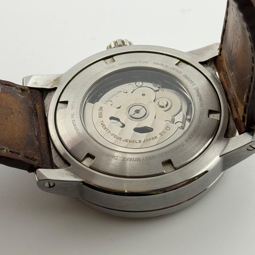 【超希少】イッセイミヤケ　自動巻　吉岡モデル　NE15-0020 シルバー