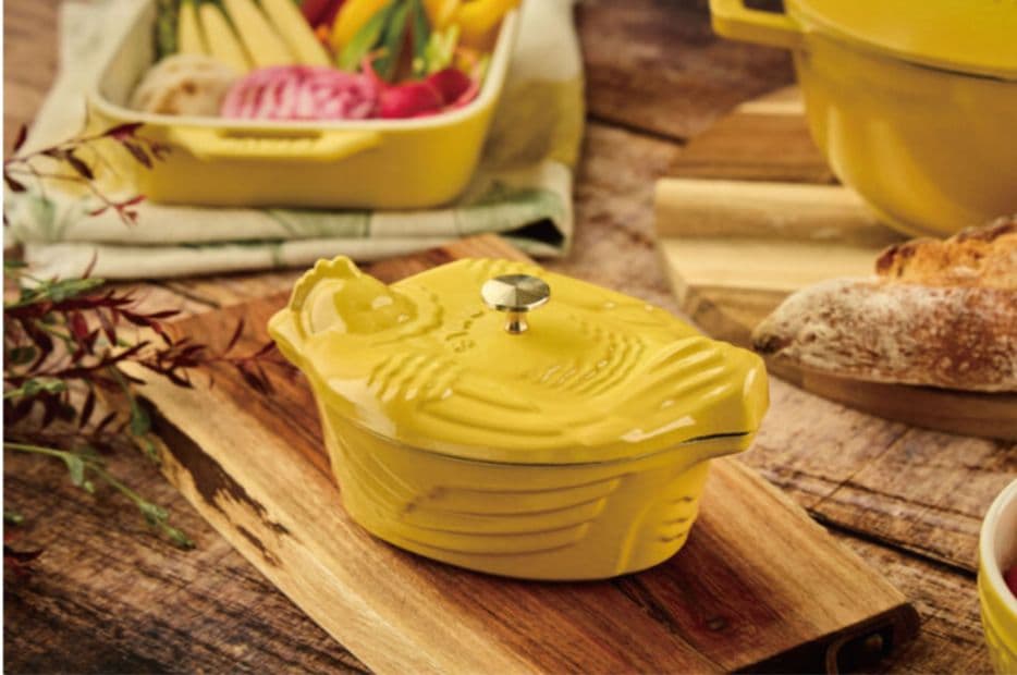 【新品】 staub スモールチキンココット シトロン 11cm 限定完売品