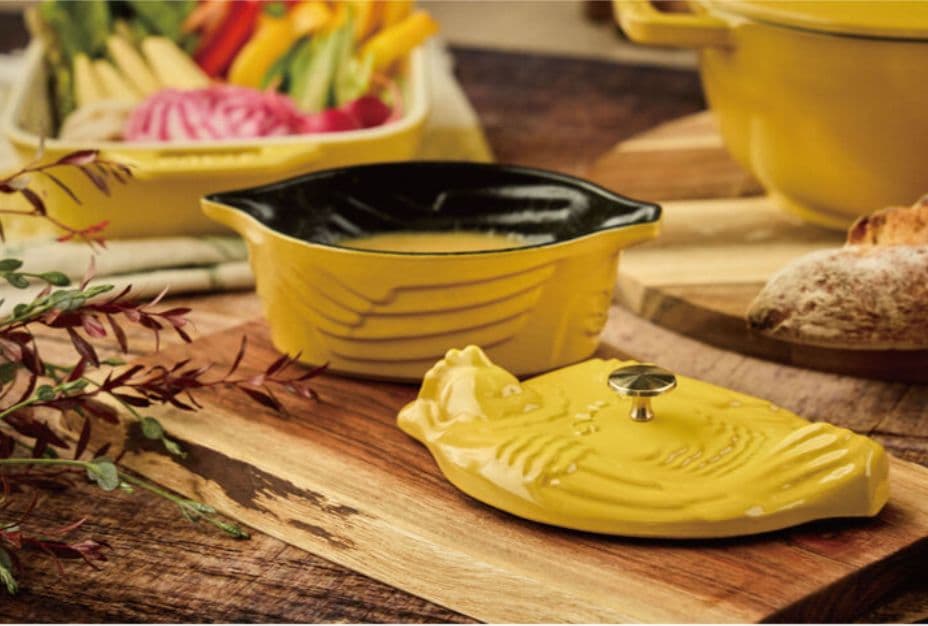 【新品】 staub スモールチキンココット シトロン 11cm 限定完売品