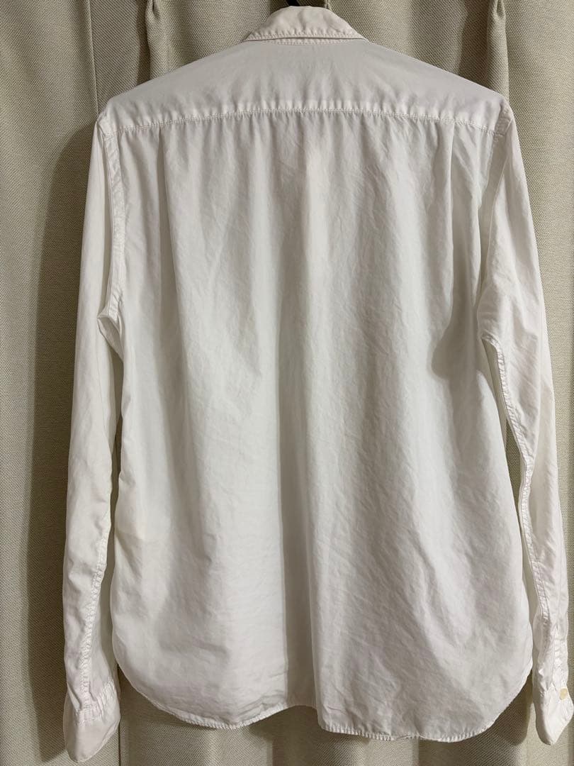 コムデギャルソン オム ピンタック 白シャツ M 日本製