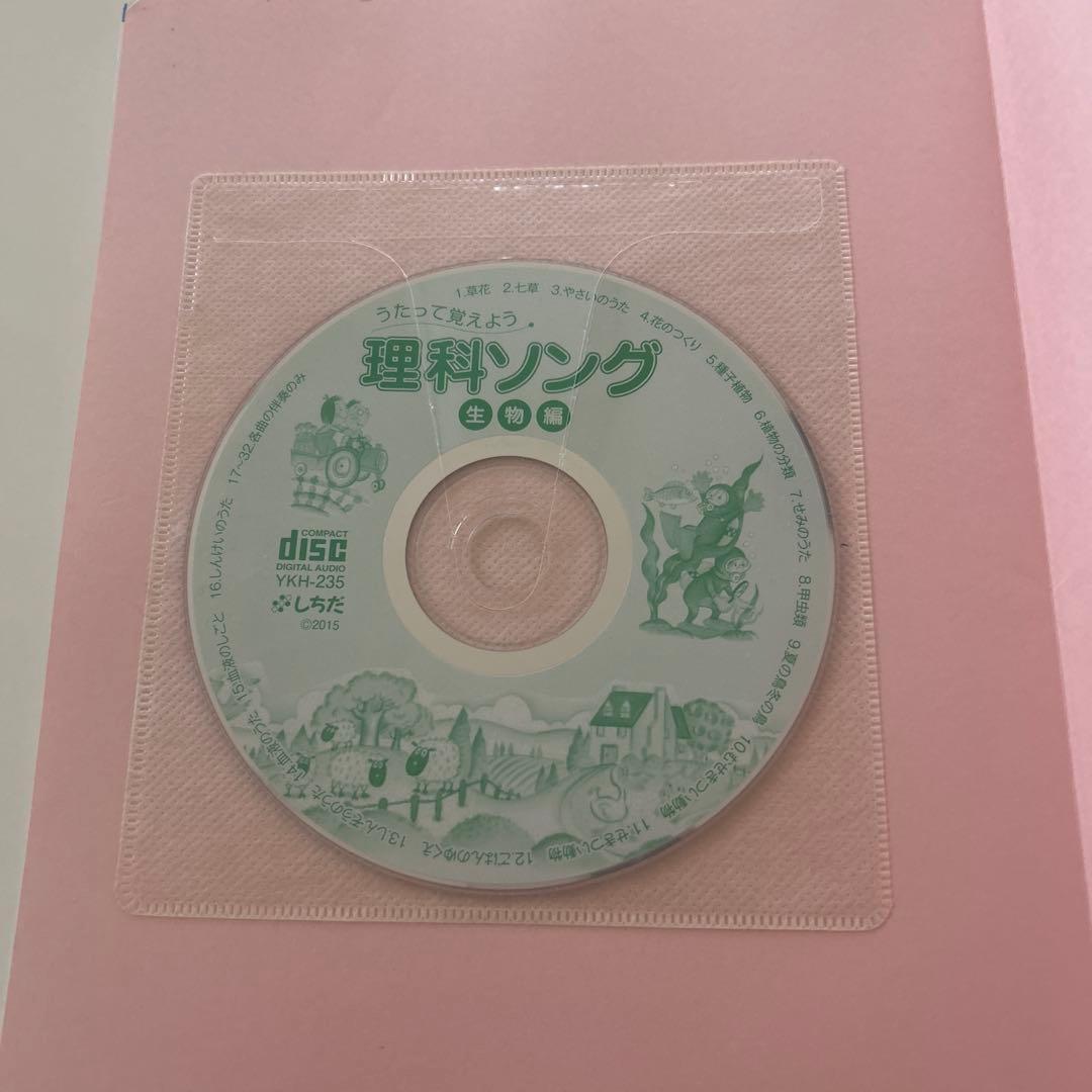 七田式しちだ・教育研究所の理科ソング　社会科ソングの５冊セット