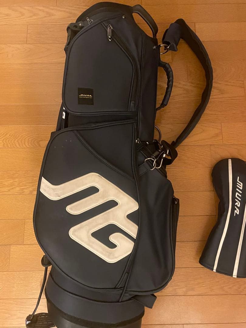 【まさまさ】MIURA キャディバッグ、DW用ヘッドカバーセット