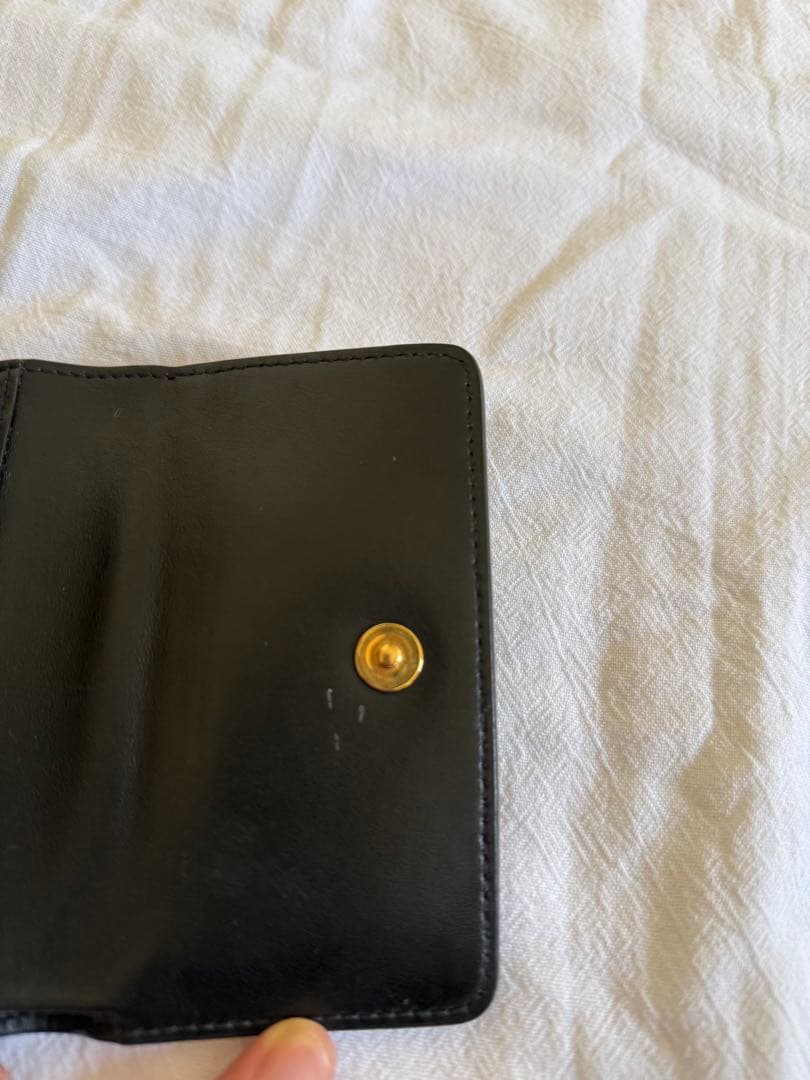 Burberry 三つ折り財布 ブラック/ベージュ