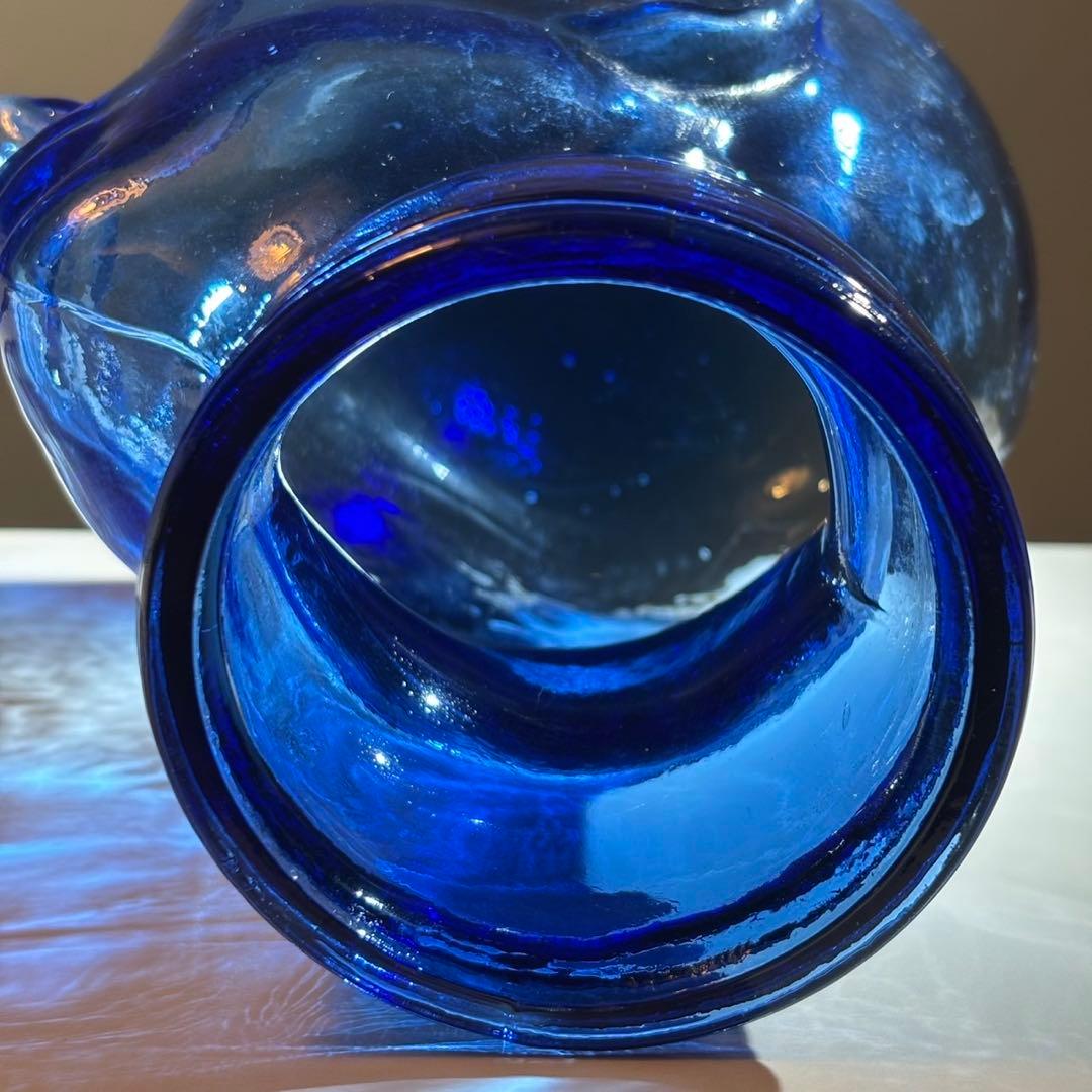 ガラス製の青い頭部のマネキン ポストモダン スペースエイジ ミッドセンチュリー