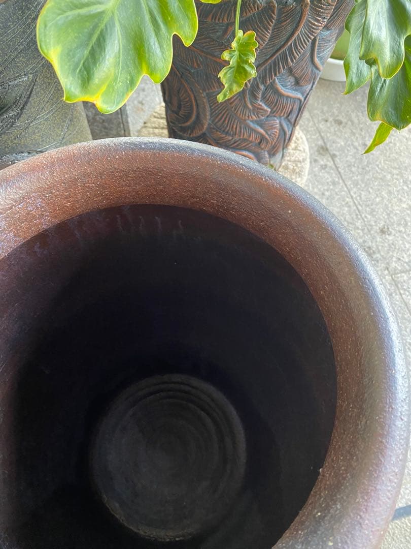 信楽焼　壺　傘立て　大壺　金魚鉢　睡蓮鉢　メダカ　和風