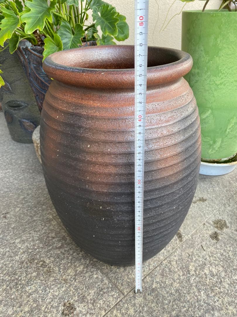 信楽焼　壺　傘立て　大壺　金魚鉢　睡蓮鉢　メダカ　和風