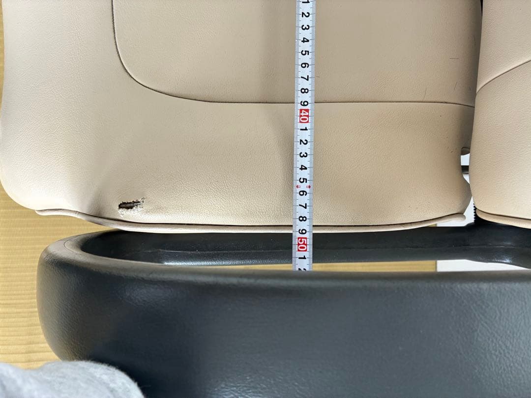 シャンプー椅子　電動大広ベージュ 合成皮革 美容室