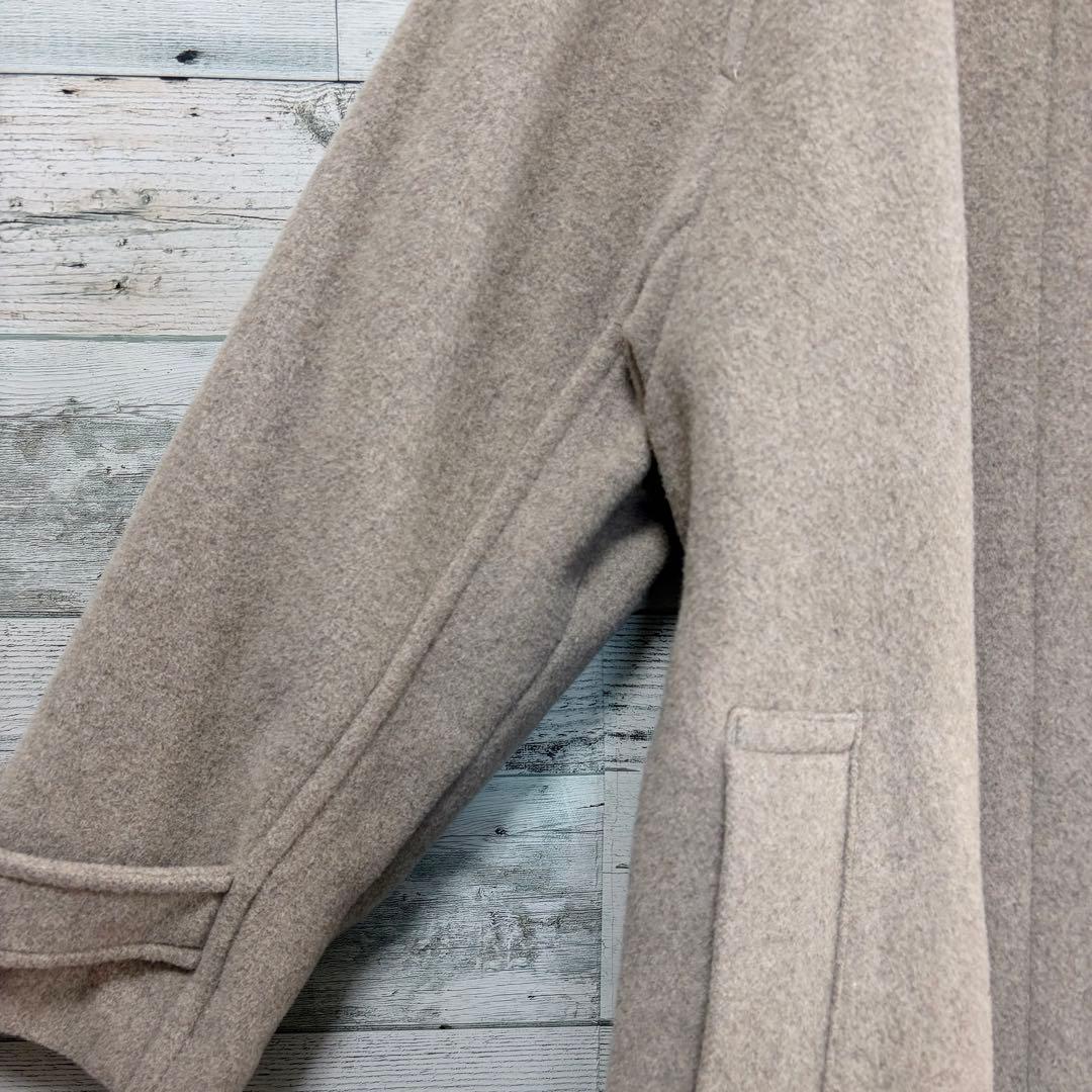 ☆美品☆ナチュラルビューティーベーシック　ボリュームAラインコート　ベージュ