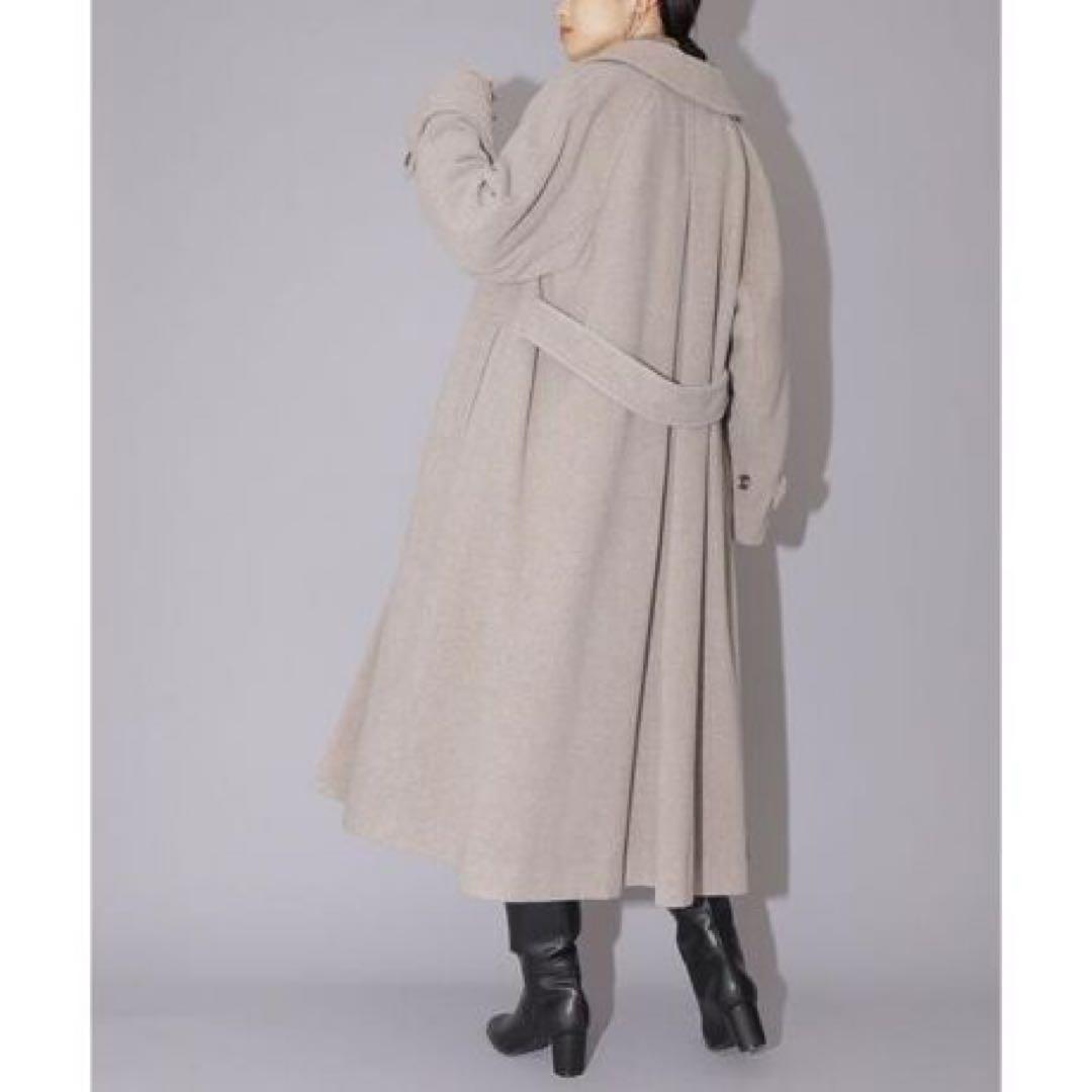 ☆美品☆ナチュラルビューティーベーシック　ボリュームAラインコート　ベージュ