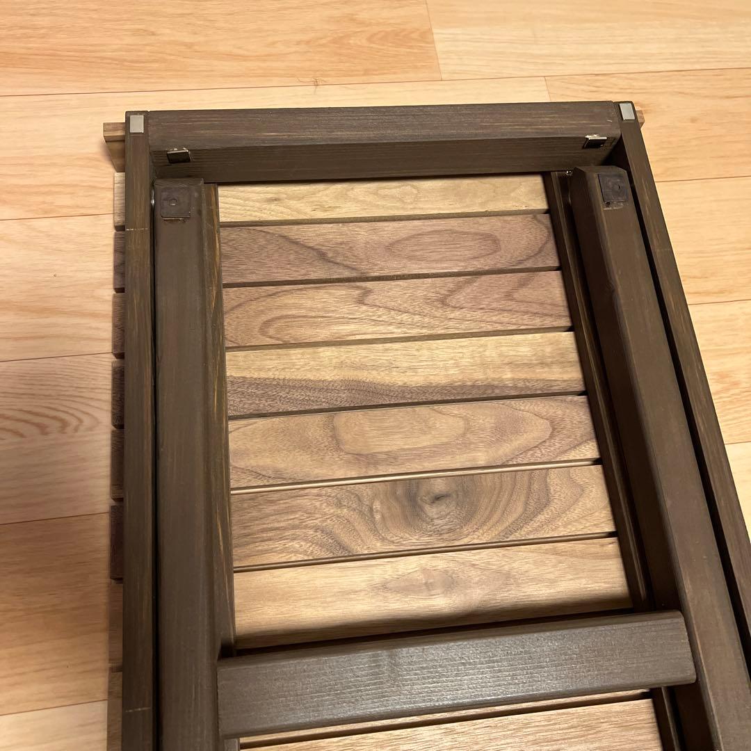 オーダーメイド品　アウトドア木製テーブル