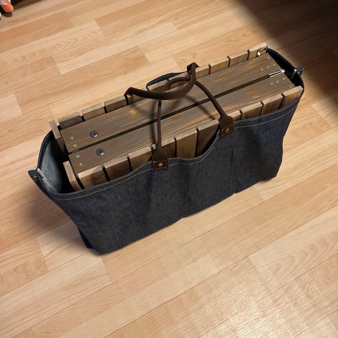 オーダーメイド品　アウトドア木製テーブル