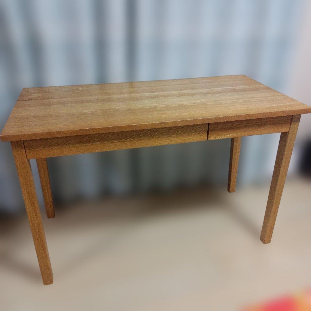 無印良品　木製デスク オーク材　MUJI　良品計画　廃盤品