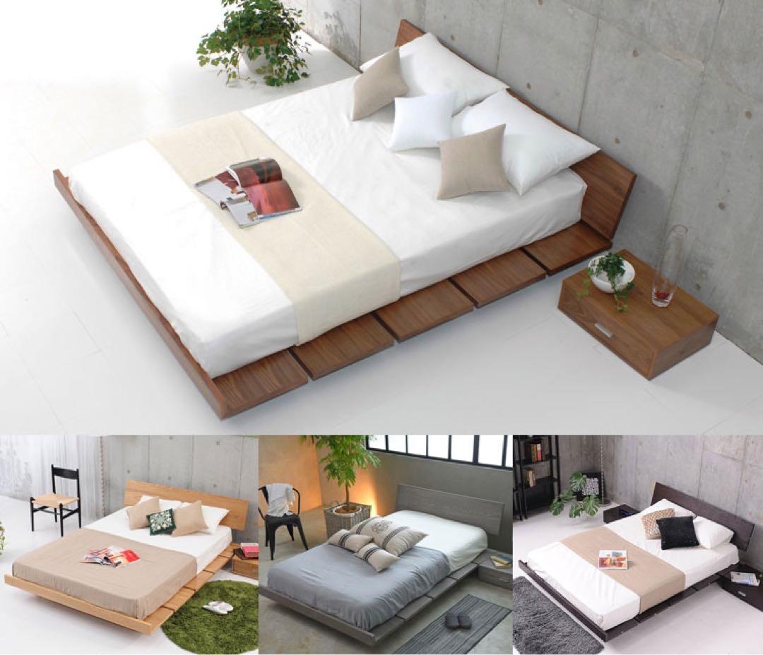 CASA HILS カーサヒルズzen 組み立て ローベッド黒ブラック