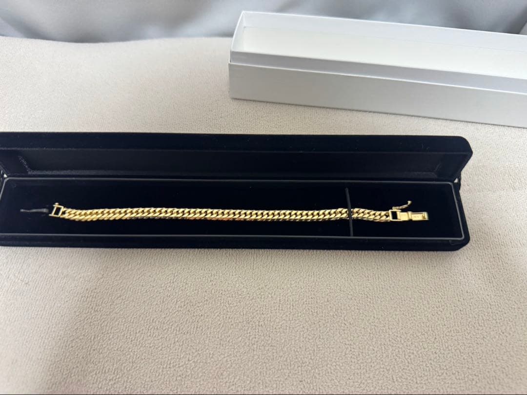 美品 喜平ブレスレット 6面ダブル k18 18金 ホールマーク刻印 喜平