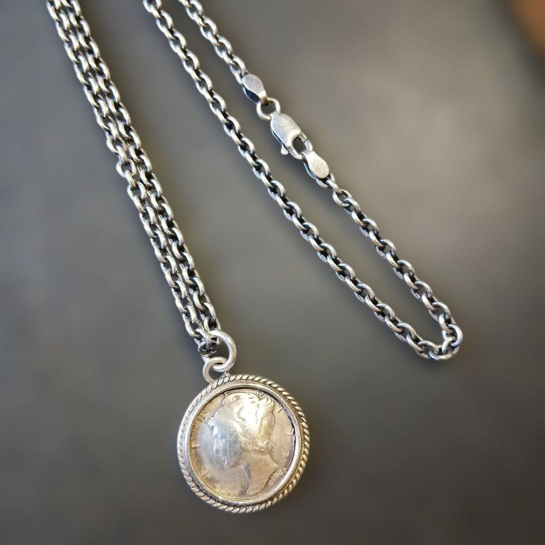 最終値下げ・美品・ネックレス　シルバー 925　チェーン50cm