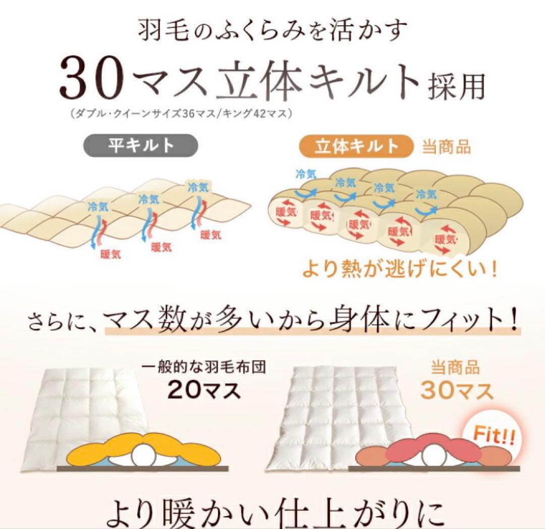 【日本製】洗える羽毛布団　ホワイトダックダウン 93% シングル　増量タイプ