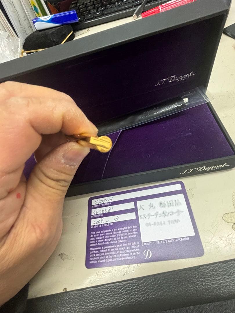 B5002【美品】デュポン　ボールペン　替芯付き