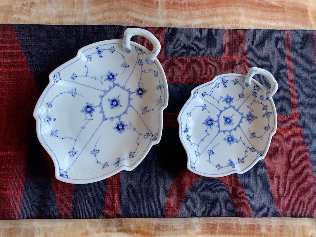 ロイヤルコペンハーゲン(B&G) リーフ型ディッシュ《小》: ヴィンテージ