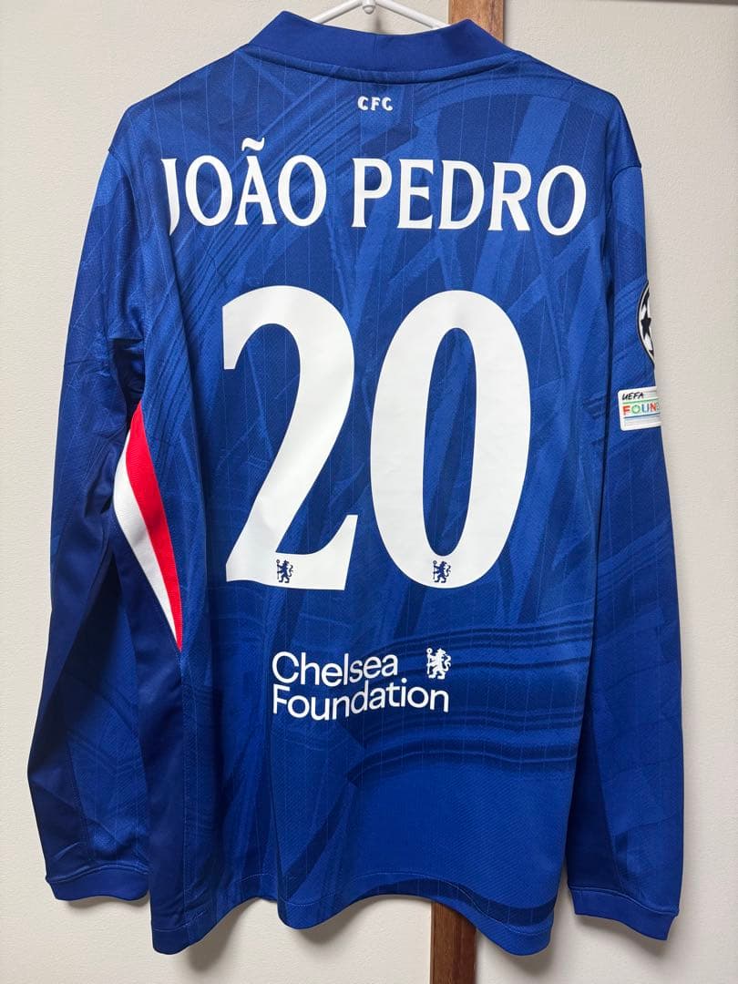25-26 チェルシー  長袖ユニフォームMジョアンペドロCL仕様