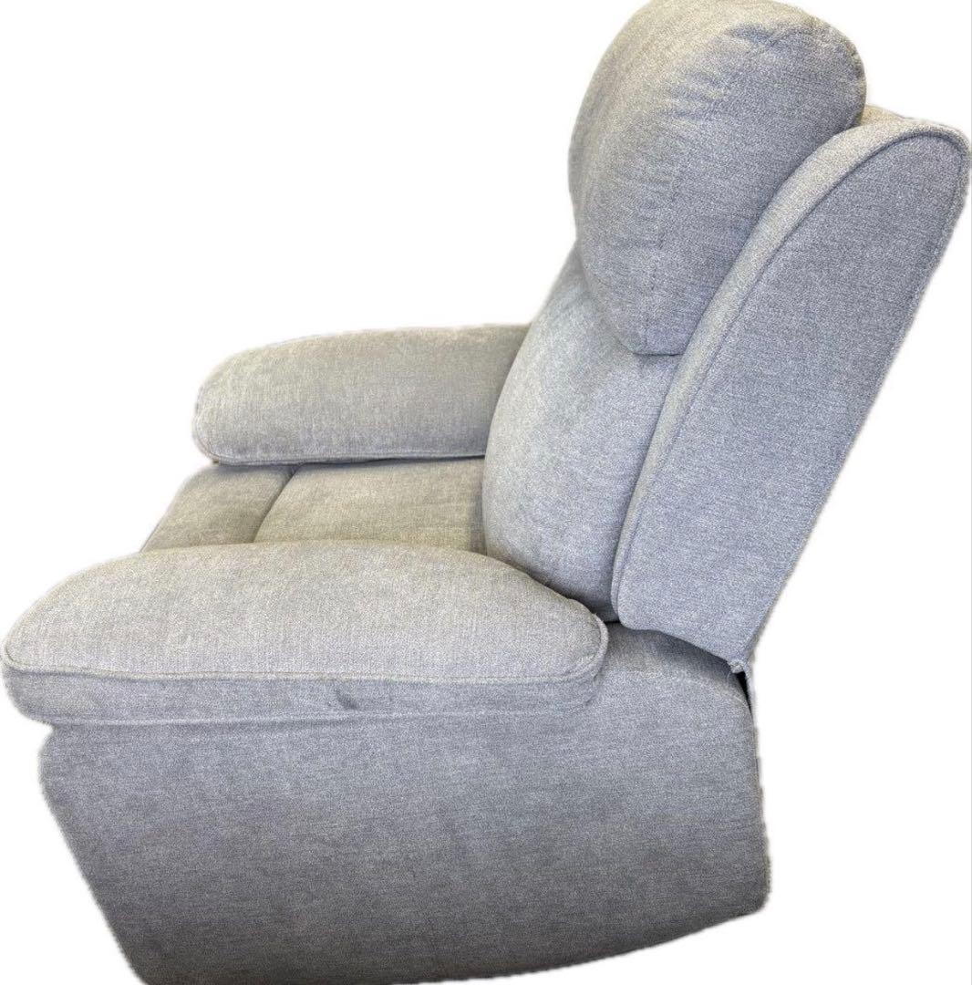 LOWYA ロウヤ リクライニングソファ チェア　グレー　電動リクライニング