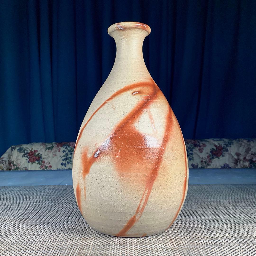 『ハピうー特価』　備前焼　山本竜一　『備前　一輪花入』　花瓶