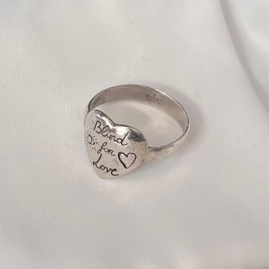 【GUCCI】Blind For Love Ring 9号