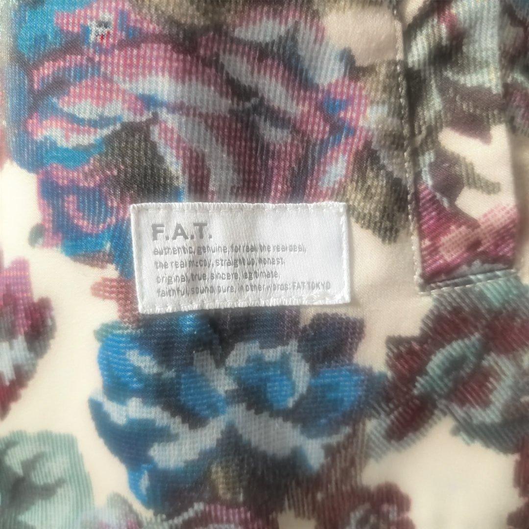 極美品FAT 総柄、花柄カーディガン BLOSSOGAN サイズFAT(XL)